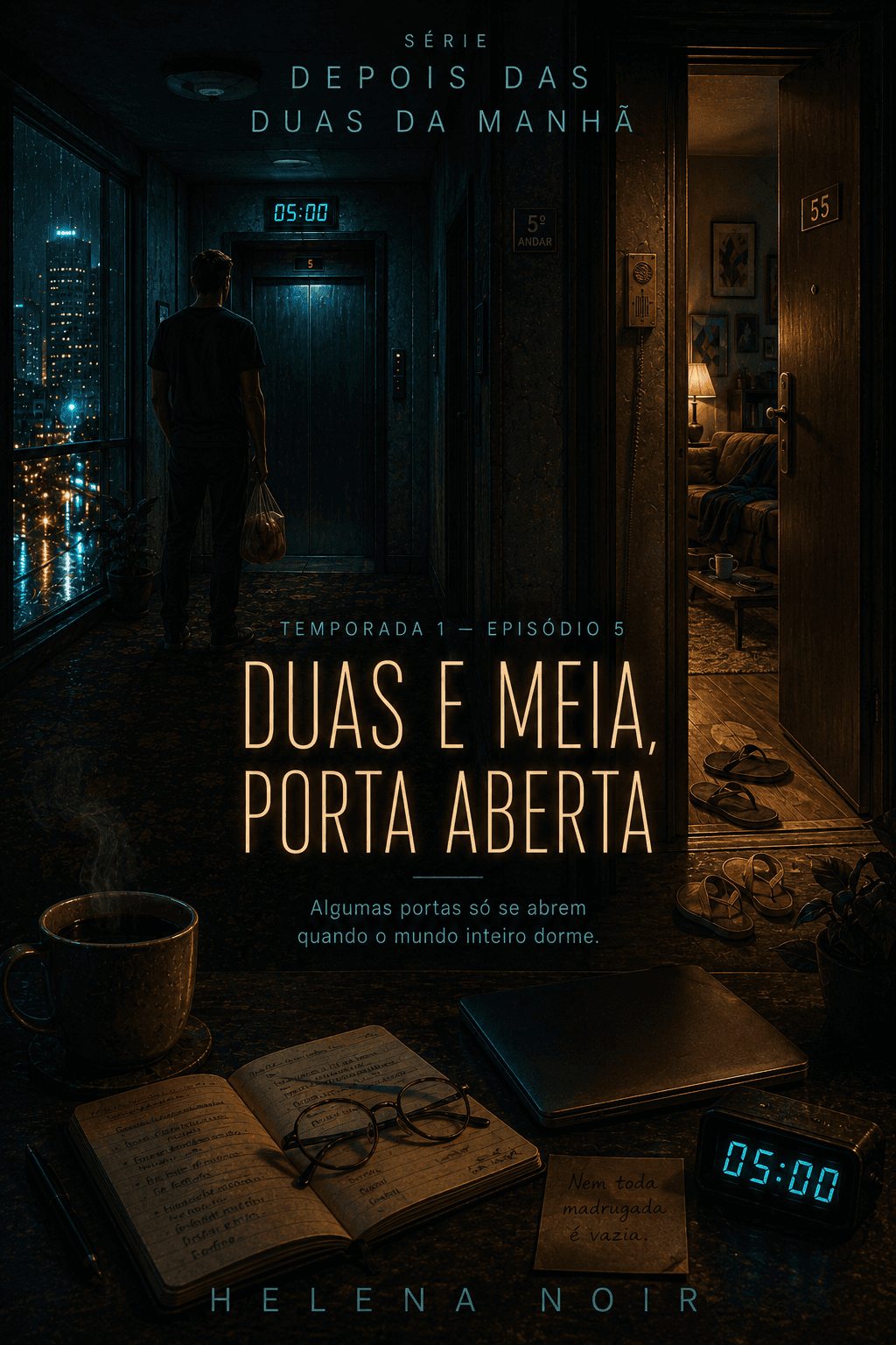 Duas e meia, porta aberta