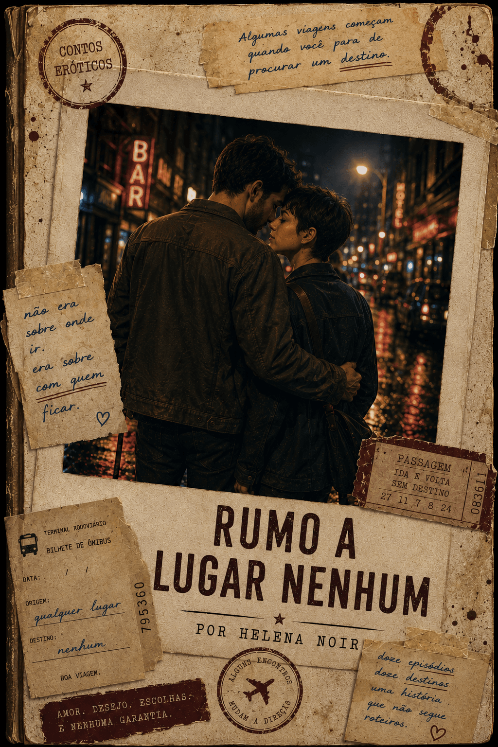 Rumo a Lugar Nenhum — capa da série